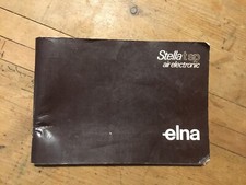 Elna Stella TSP Air Electronic Sewing machine Instruction Manual.