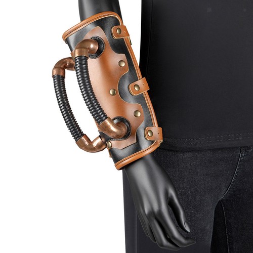 Leather arm guard steampunk - pu,