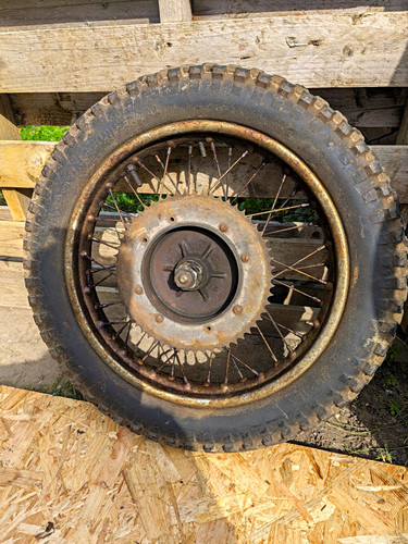 Bsa bantam back wheel - bantam,