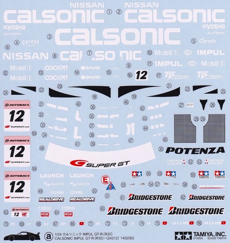 Tamiya decals for 24 - tamiya's,