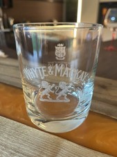 WHYTE & MACKAY WHISKEY GLASS TUMBLER "THE BRITISH & IRISH LIONS" VGC