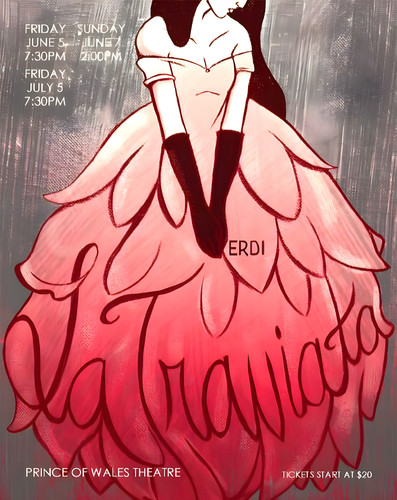 Traviata opera poster - opera,