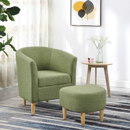 Arched linen cloth sofa - cloth,