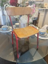 Vintage metal Wood School