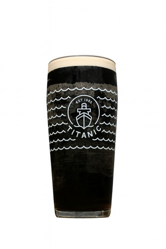 Titanic pint glass - glass,