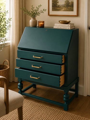 Emerald green restored - emerald, bureau