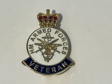 Armed Forces Veteran Enamel