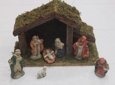 8 piece ceramic Nativity Set