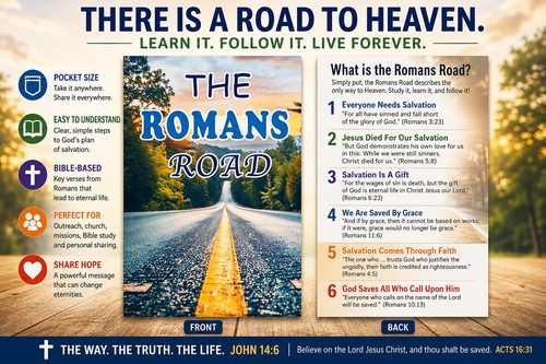 Romans road gospel tract - gospel,