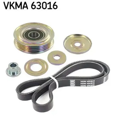 Multi ribbed belt kit vkma - kit,