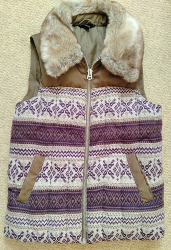 Topshop purple brown - topshop, fur