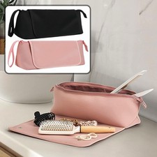Hair Tools Travel Bag with Heat Resistant Mat for Straighteners Flat Iron Bag