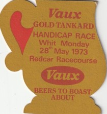 Beer mat vaux brewery gold - beer,