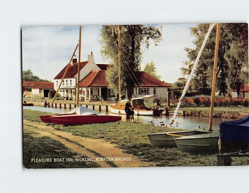 Postcard pleasure boat inn - postcard,