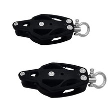 Lifting Pulley Small Rope Hanging Sailing Pulley for Sailboat Marine Canoe