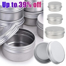 Metal Tin Cans Round Empty