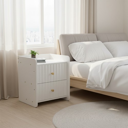 Modern bedside table drawers - bedside,