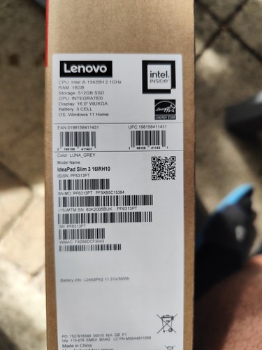 Lenovo ideapad slim - 3, 16"