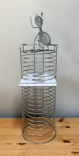 Retro vintage chrome rack - vintage,