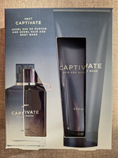 Men’s Next Captivate Eau de Parfum 100ml and Hair & Body Wash 200ml Gift Set New