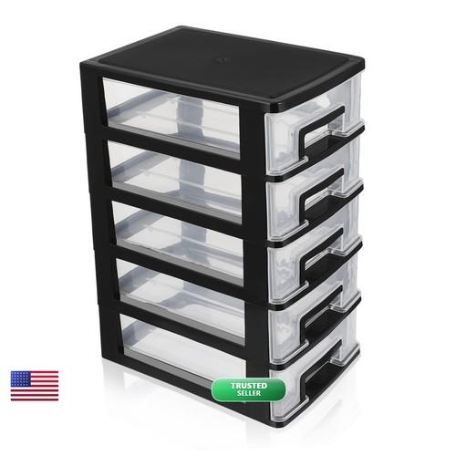 Tofficu drawer plastic - 5-drawer,