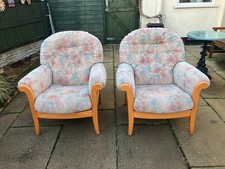 Pair Cintique Armchairs -