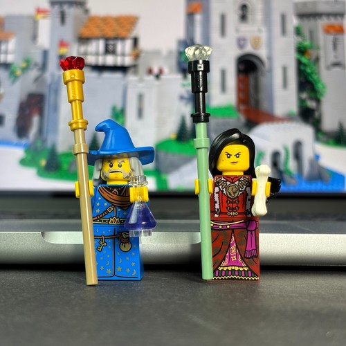 Lego blue wizard and - wizard, red