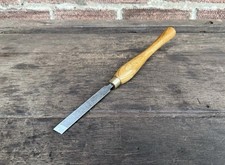 Vintage 1/2” Skew Woodturning Chisel Woodworking Old Tool