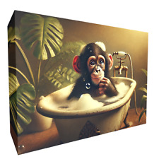 Chimpanzee Monkey in the Bath