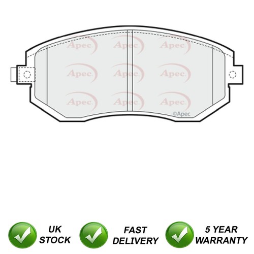 Brake pads set - pads, fits