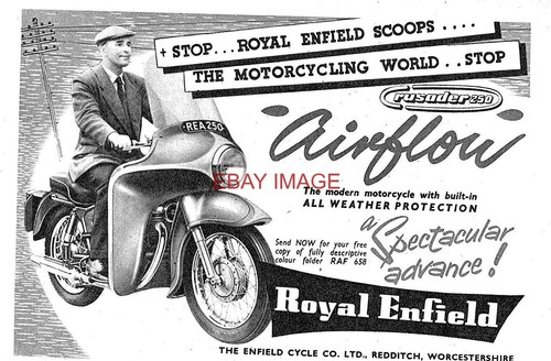 1958 advert royal enfield - advert,