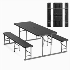 Folding Picnic Table Bench Set
