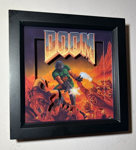 Doom shadow box - box, framed