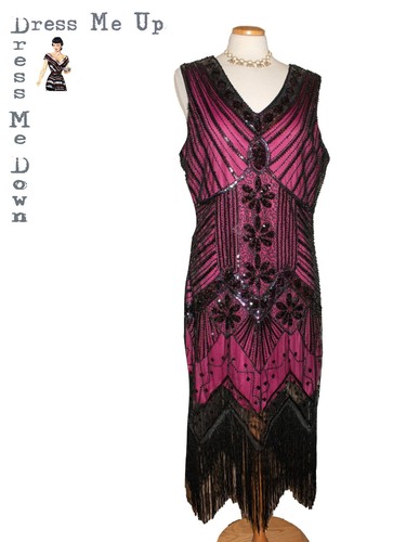 Beaded black dress - black,