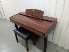 YAMAHA CLAVINOVA CVP-307 DIGITAL PIANO ARRANGER IN MAHOGANY STOCK #25542