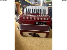 Stella Accordion Red Pearl