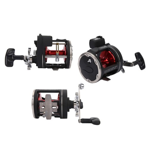 Black trolling reel equipped - 1,