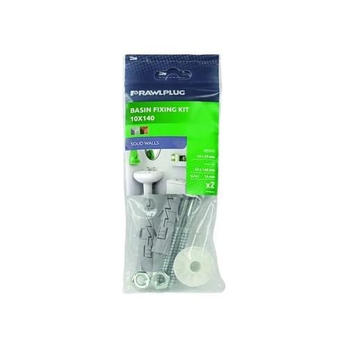 Rawplug basin fixing - kit, 10