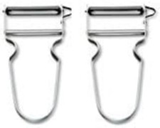 Potato peeler 2 pieces Rex Swiss made  rust proof non stick