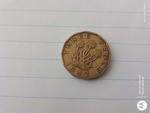 1942 king george threepenny - 1942,