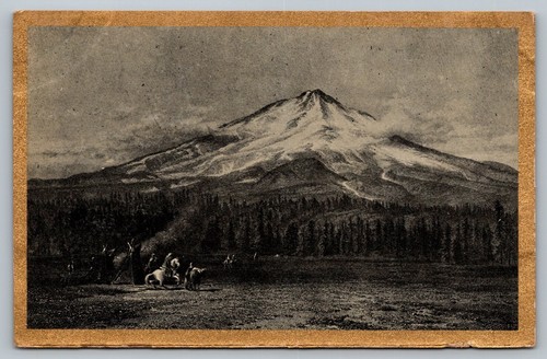 Postcard cowboys and - cowboys, indians