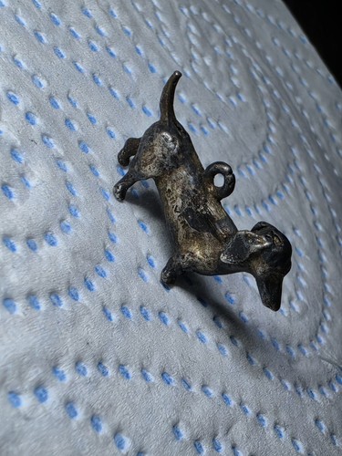 Vintage dachshund dog charm - dachshund,