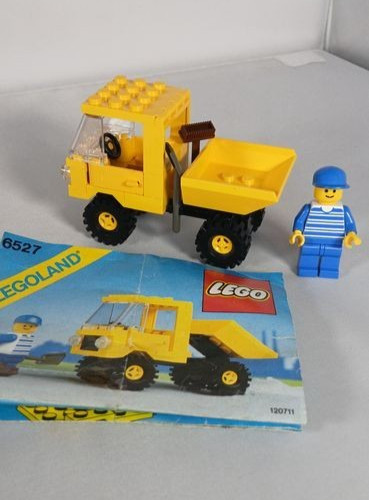 Vintage lego town tipper truck - tipper,