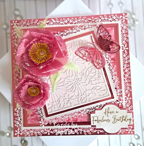 Handmade luxury pink floral - handmade,