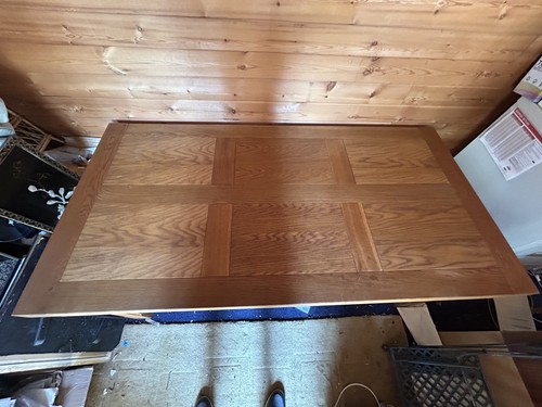 Solid oak extending dining - extending,