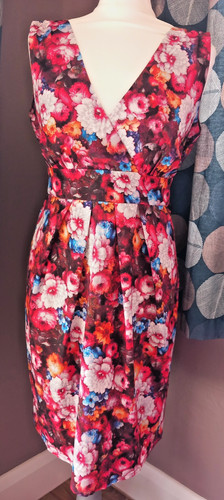 Roses floral dress new - dress, 10