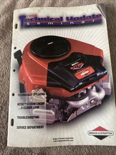 Intek V-Twin Engine Technical Update Seminar 1998