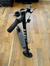 Pure Air 3 Pro Electric Folding E-Scooter Black With Two Extra Solid Tyres