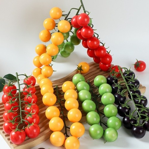 1pc artificial tomatoes - 1pc, string