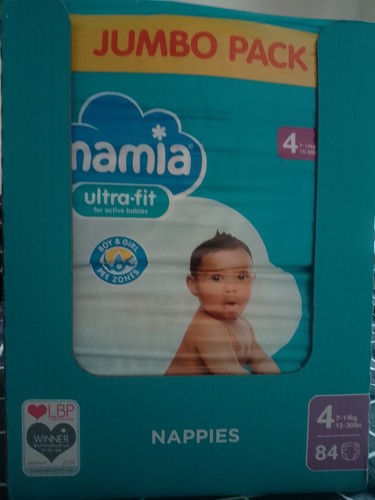 Mamia baby nappies - 2x, size